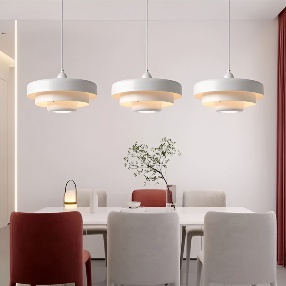 Pendel Ambera – Lampe à suspension vintage orange au design scandinave