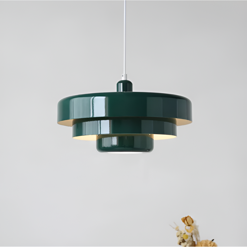 Pendel Ambera – Lampe à suspension vintage orange au design scandinave
