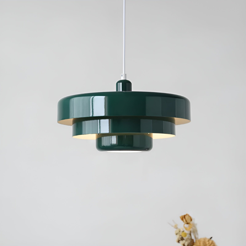 Pendel Ambera – Lampe à suspension vintage orange au design scandinave