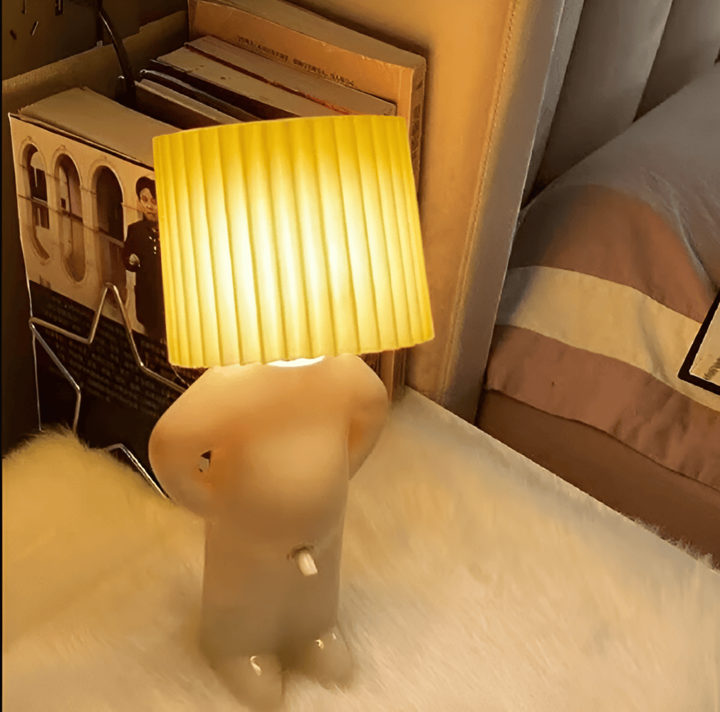 Lampe de table LED avec design figuratif – éclairage créatif et chaleureux