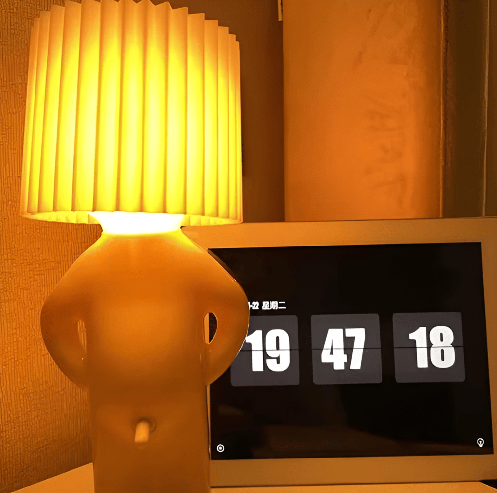 Lampe de table LED avec design figuratif – éclairage créatif et chaleureux