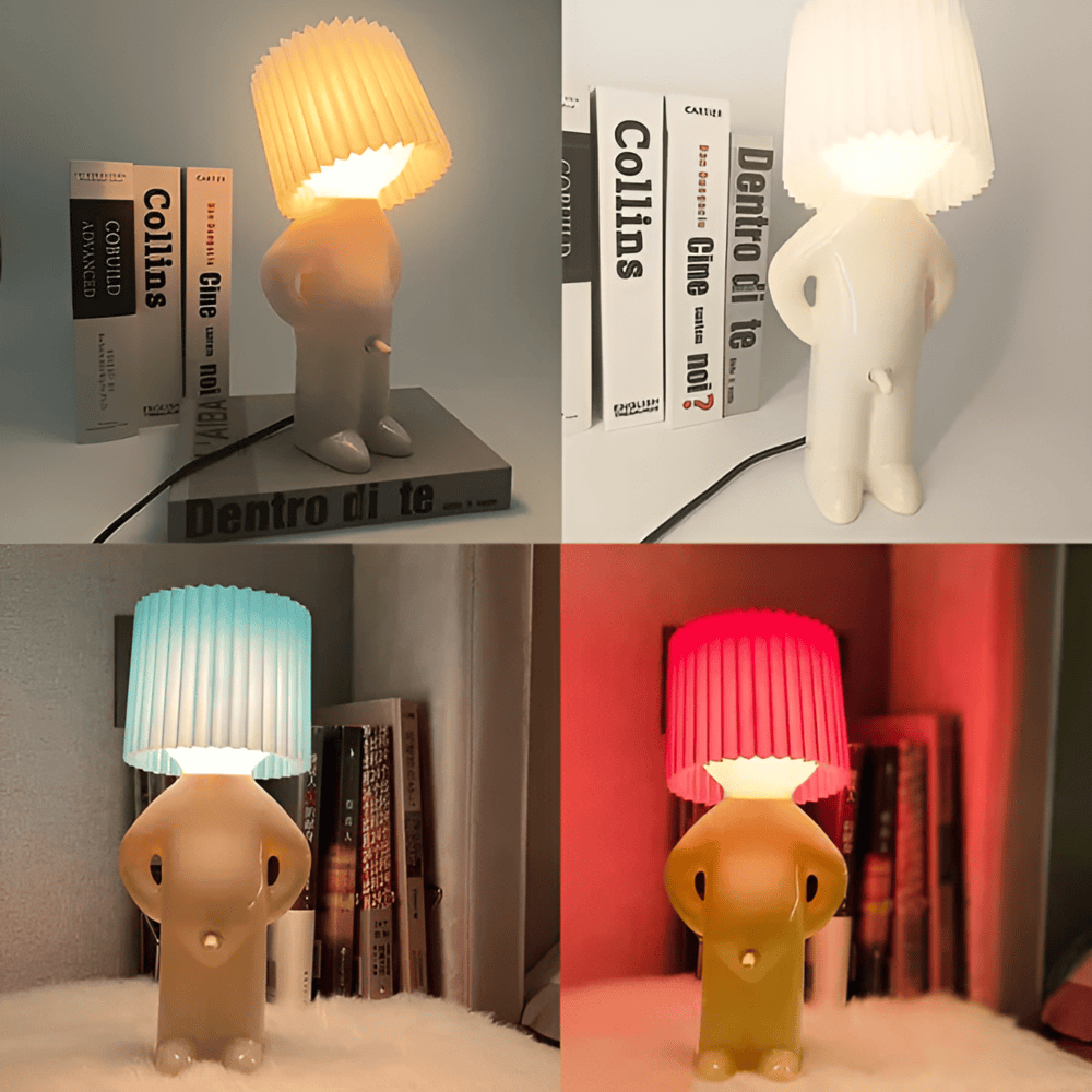 Lampe de table LED avec design figuratif – éclairage créatif et chaleureux