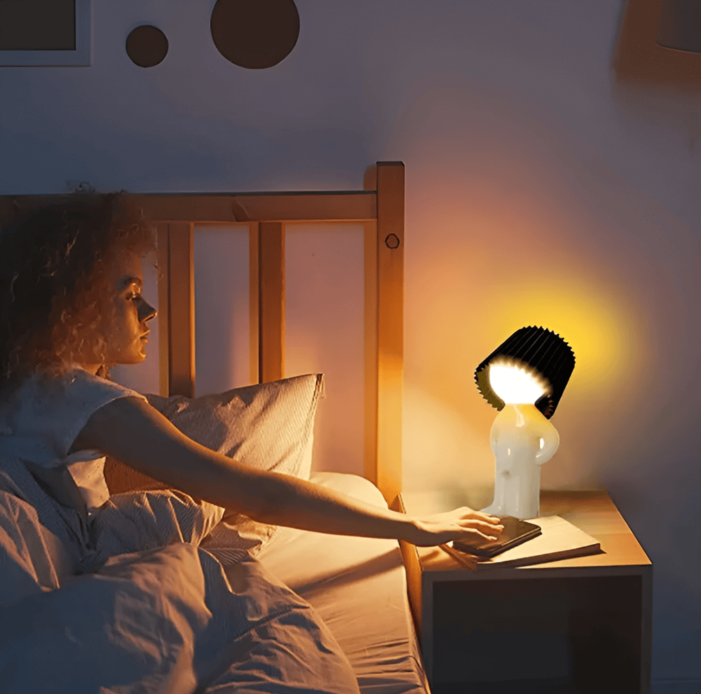 Lampe de table LED avec design figuratif – éclairage créatif et chaleureux