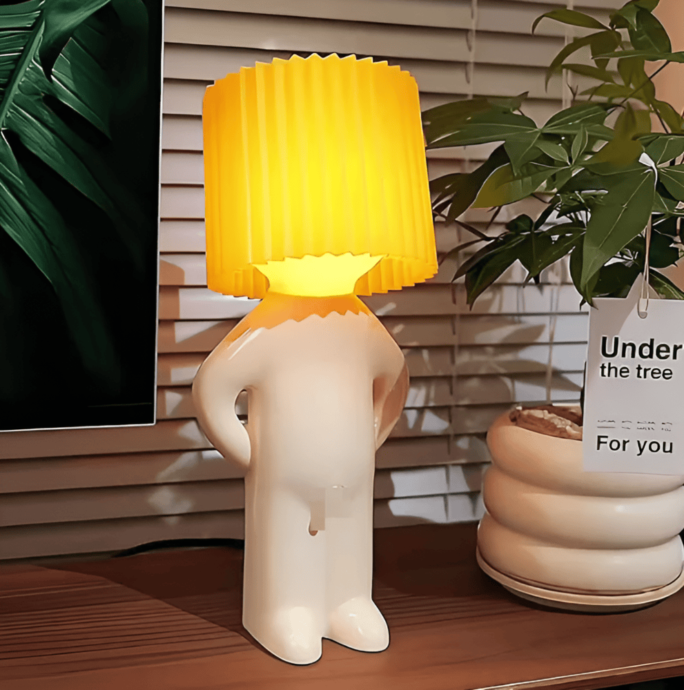 Lampe de table LED avec design figuratif – éclairage créatif et chaleureux