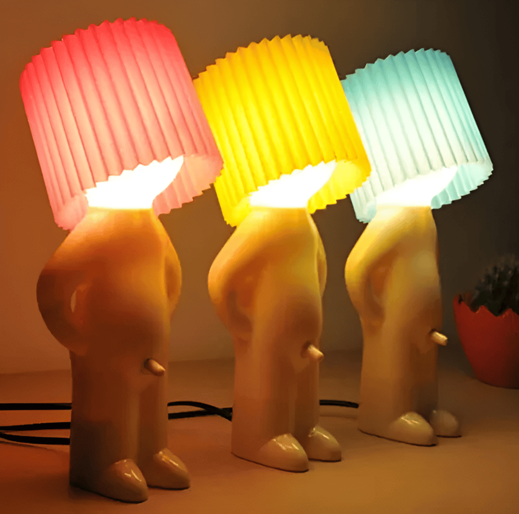 Lampe de table LED avec design figuratif – éclairage créatif et chaleureux
