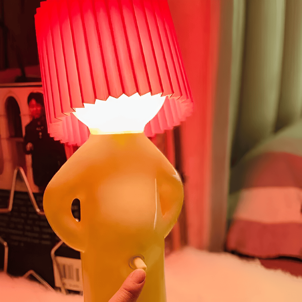 Lampe de table LED avec design figuratif – éclairage créatif et chaleureux
