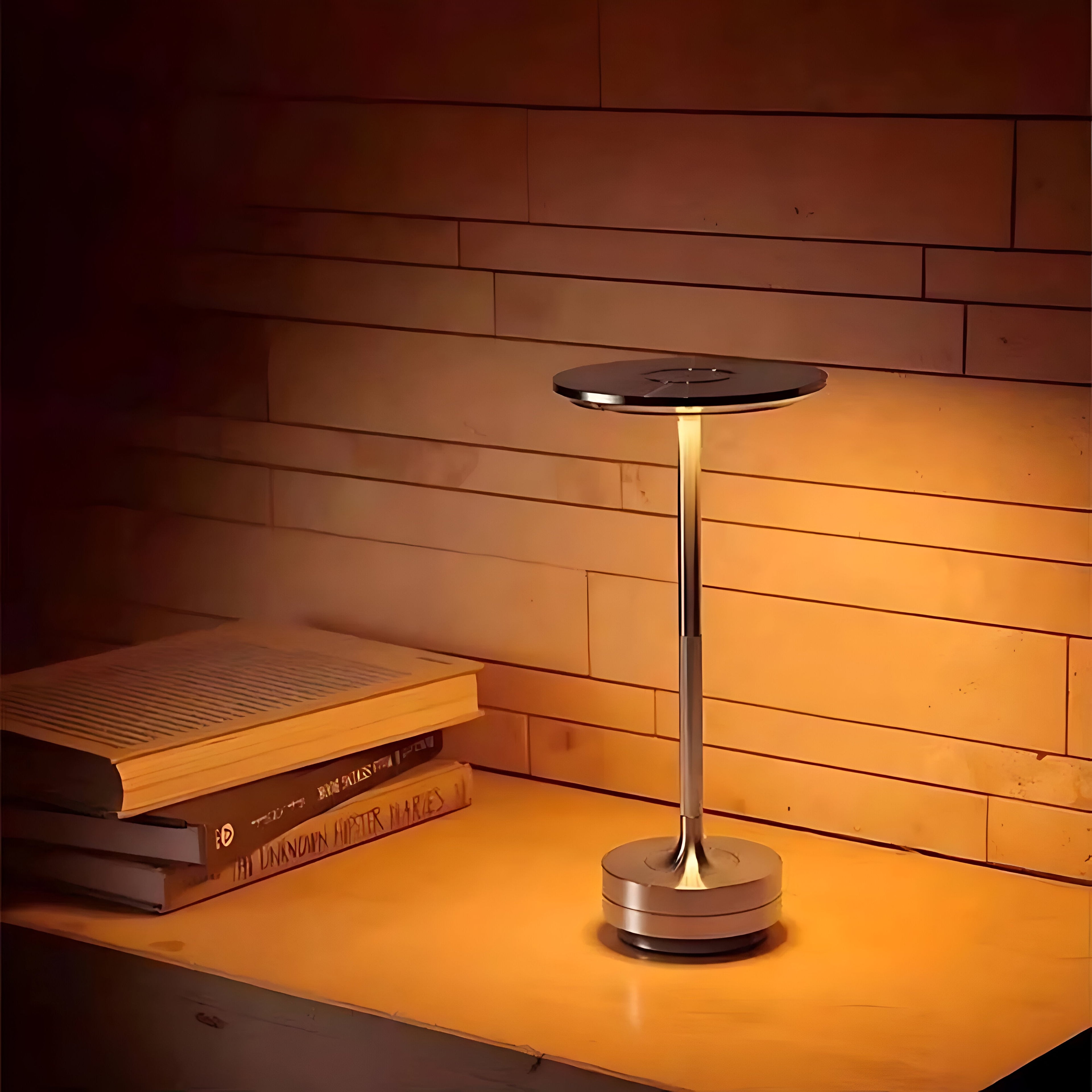 LumaLight Lampe de Table Sans Fil Rechargeable - 3 Modes d'Éclairage - Pour Intérieur & Extérieur