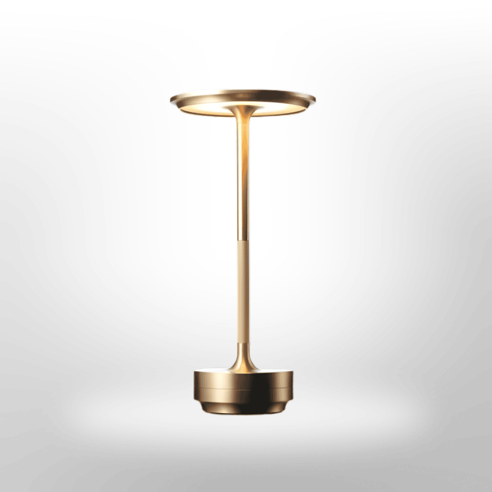 LumaLight Lampe de Design Sans Fil : Rechargeable par USB, Lampe de Table Tactile pour Éclairage d'Ambiance