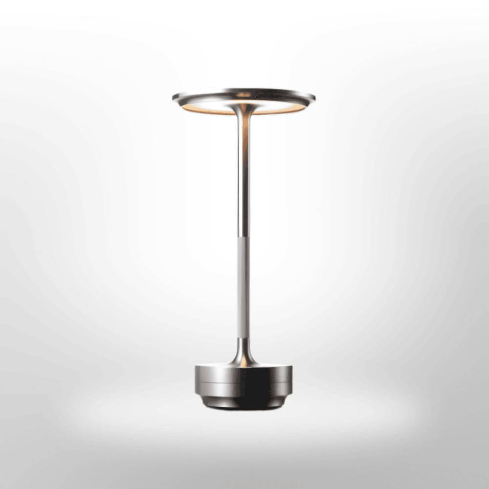 LumaLight Lampe de Design Sans Fil : Rechargeable par USB, Lampe de Table Tactile pour Éclairage d'Ambiance