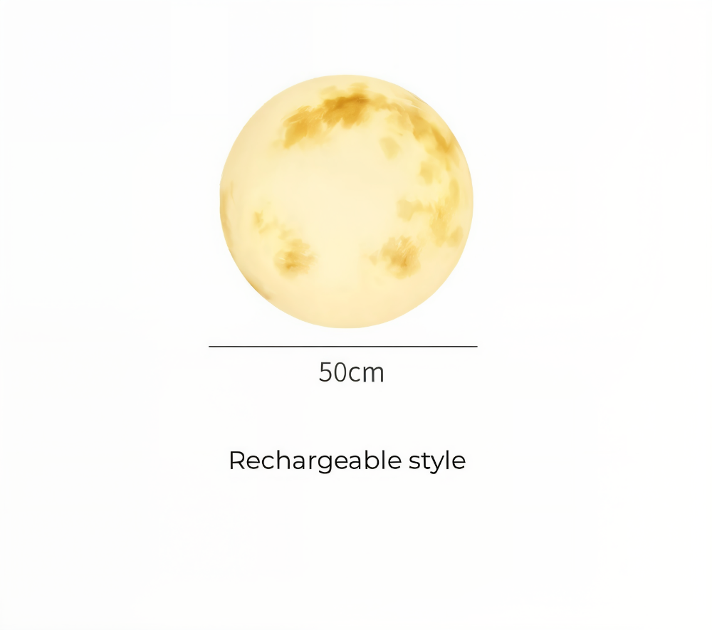 LunaLumena - Éclairage Solaire de Jardin en Forme de Lune - Lampe Solaire de Jardin IP65