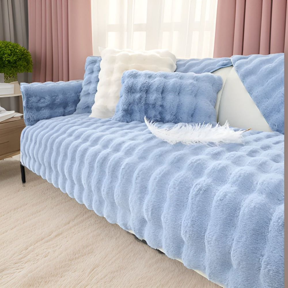 Housse de canapé en peluche douce – protection et confort adaptés aux animaux de compagnie