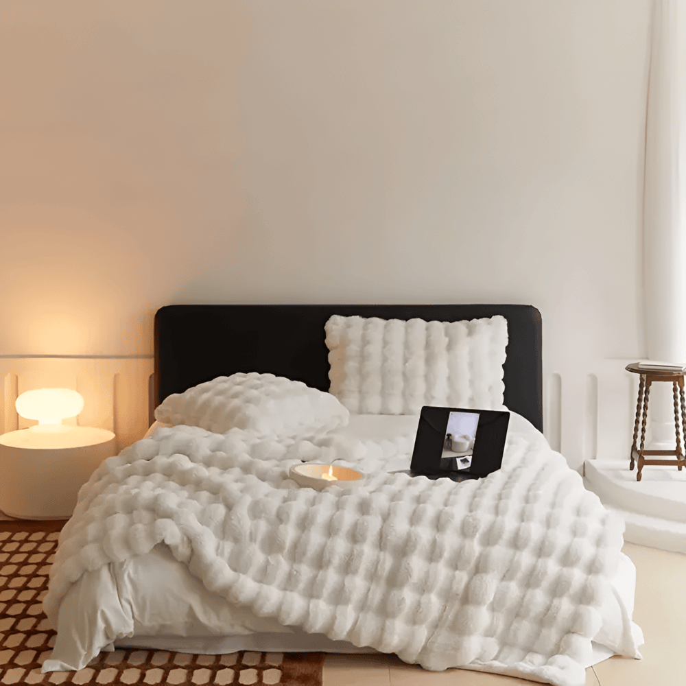PlaidoraNest – Couverture à Carreaux en Qualité Super Douce pour la Détente