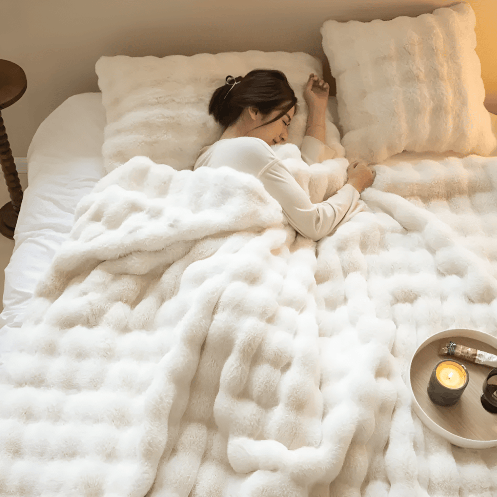 PlaidoraNest – Couverture à Carreaux en Qualité Super Douce pour la Détente