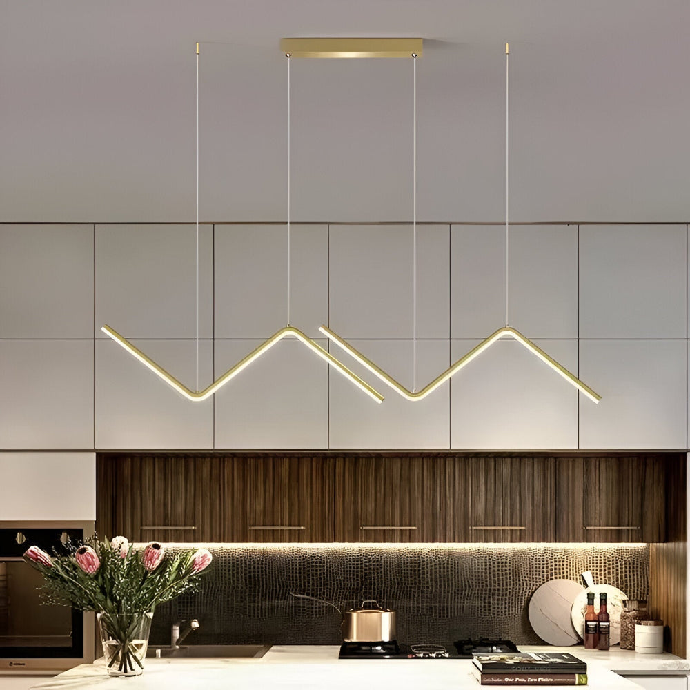 Suspension LED triangulaire dimmable