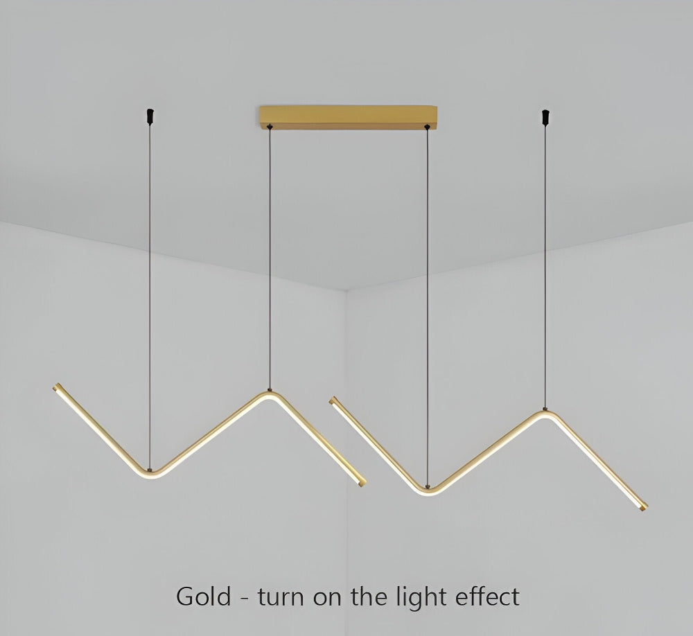 Suspension LED triangulaire dimmable