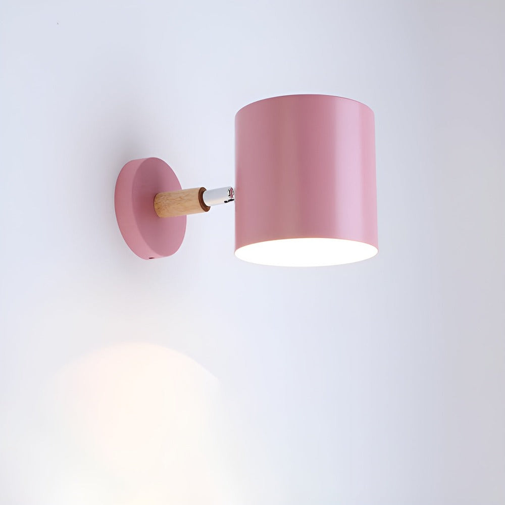 Applique murale en couleurs pastel – design nordique avec lumière réglable
