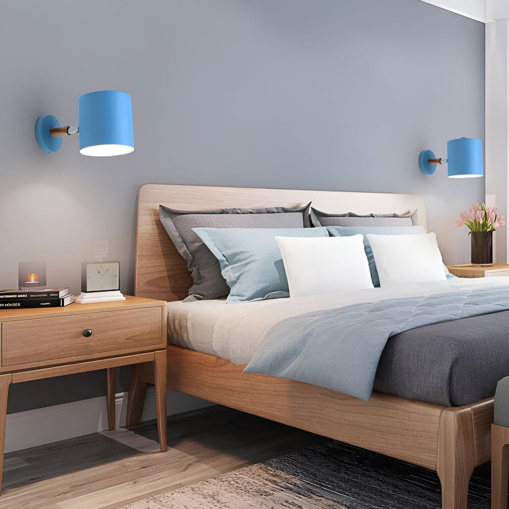 Applique murale en couleurs pastel – design nordique avec lumière réglable