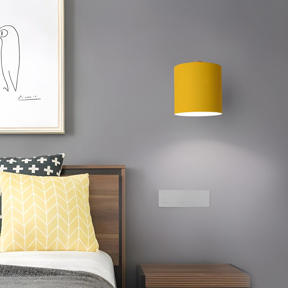 Applique murale en couleurs pastel – design nordique avec lumière réglable