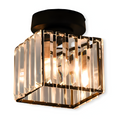 Crystalon Plafonnier – Plafonnier Moderne Minimaliste avec Détails en Cristal