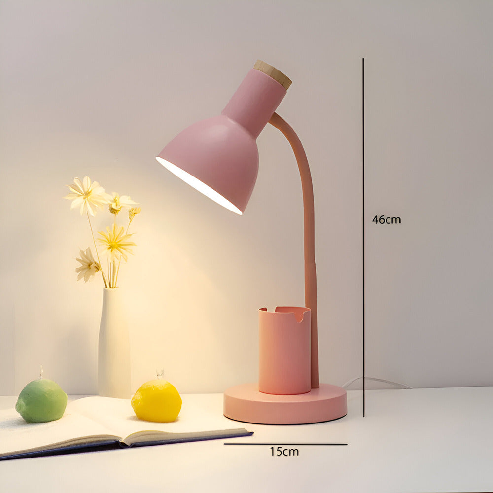Penluxa – Lampe de bureau moderne nordique avec porte-stylo et éclairage LED