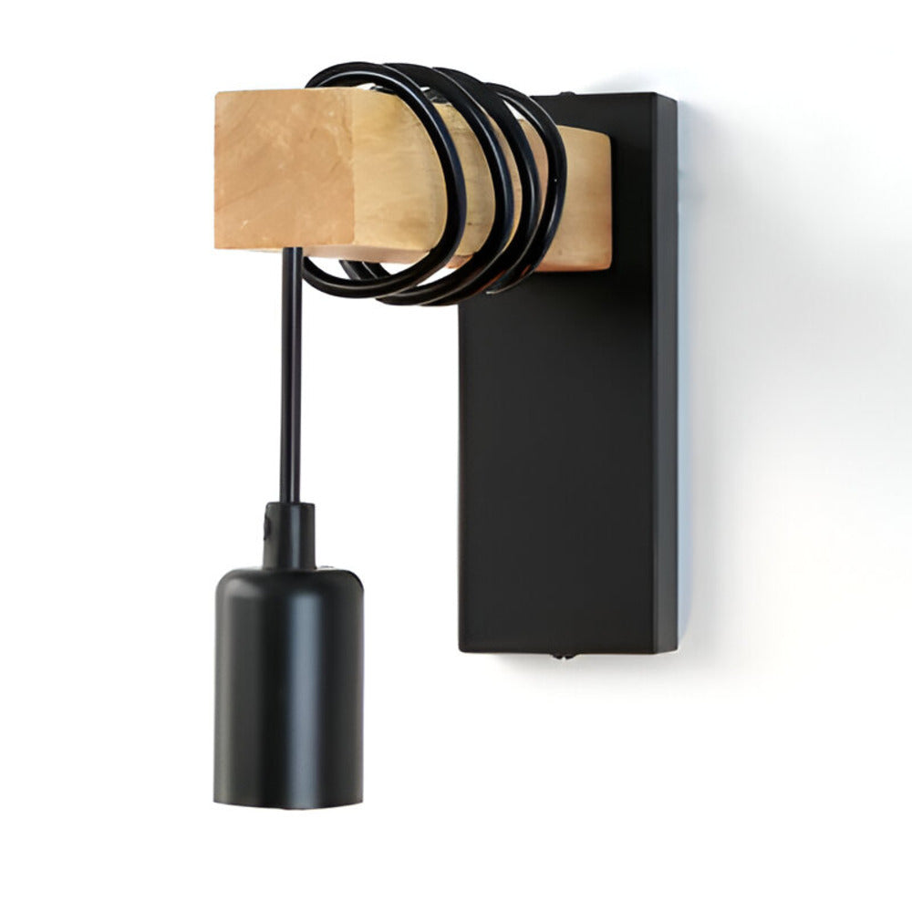 Applique Murale Oakvera – Applique Murale en Bois Naturel en Chêne et Métal au Design Minimaliste