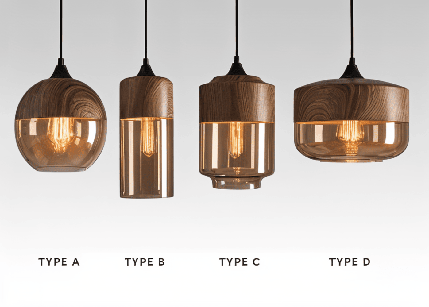 Glasoria Pendel – Lampe à suspension rétro moderne en verre
