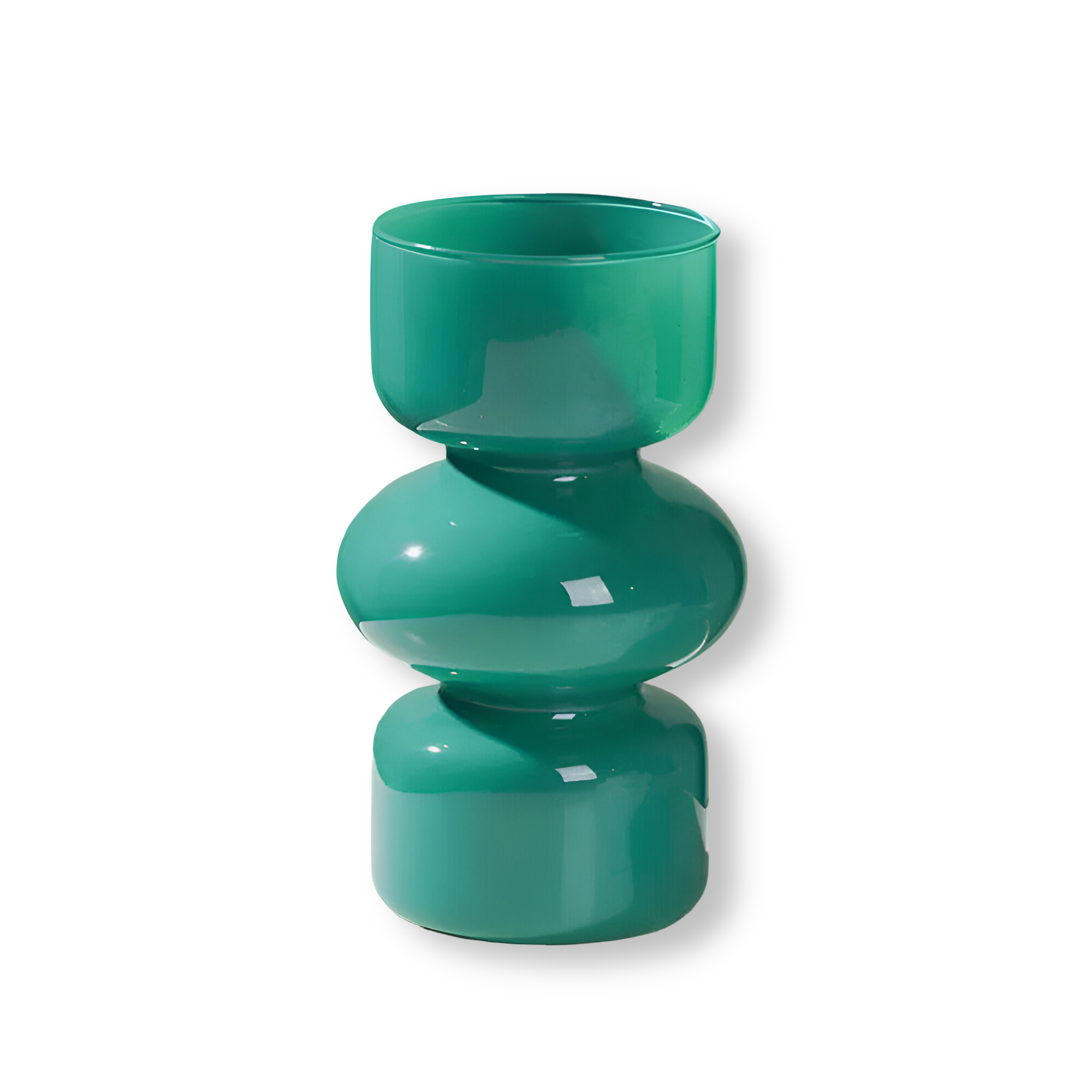 Vases en verre nordiques polyvalents de différentes couleurs pour une décoration élégante