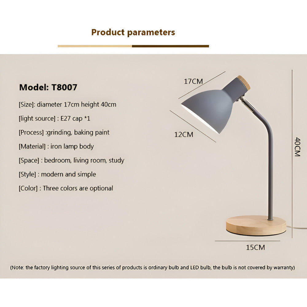 Skandia – Lampe de bureau LED réglable au design nordique