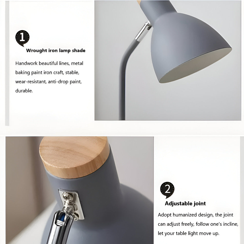 Skandia – Lampe de bureau LED réglable au design nordique