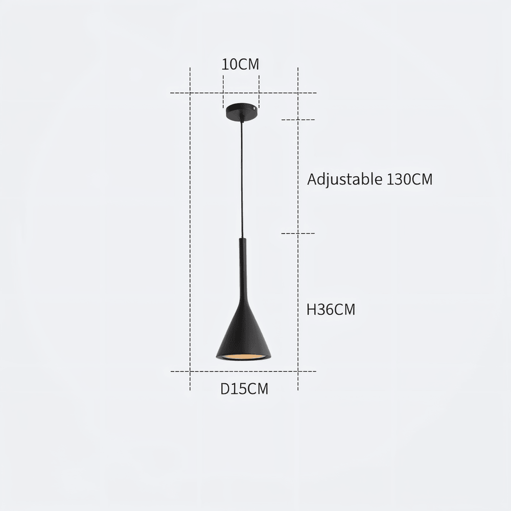Luminaires Pendants Coniques Moderna - Lampe de Plafond Nordique