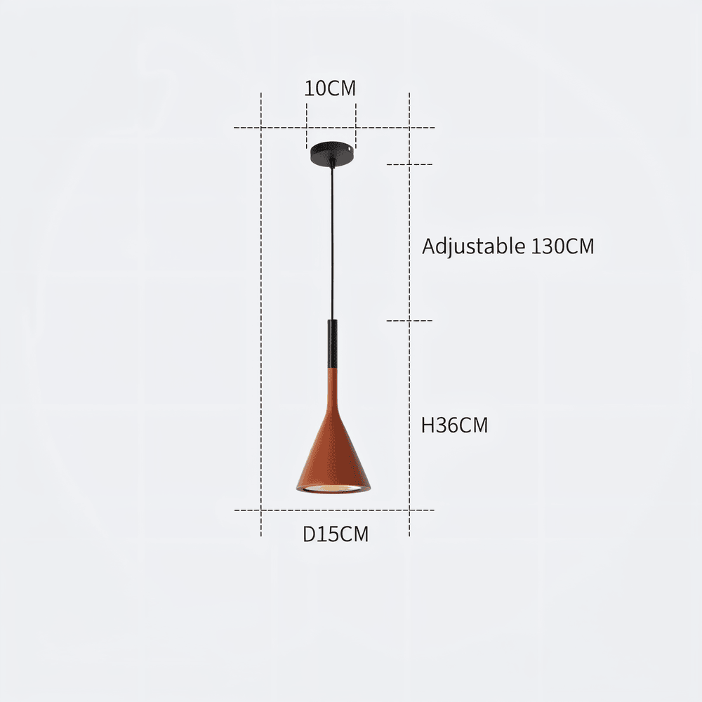 Luminaires Pendants Coniques Moderna - Lampe de Plafond Nordique