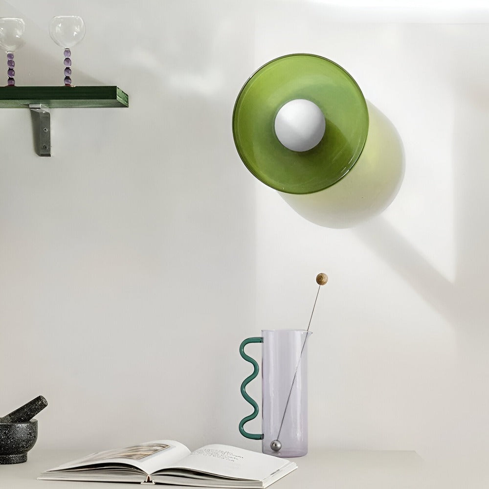 OrangeBeam Nordic Plafonnier - Plafonniers en Verre Mi-Haut
