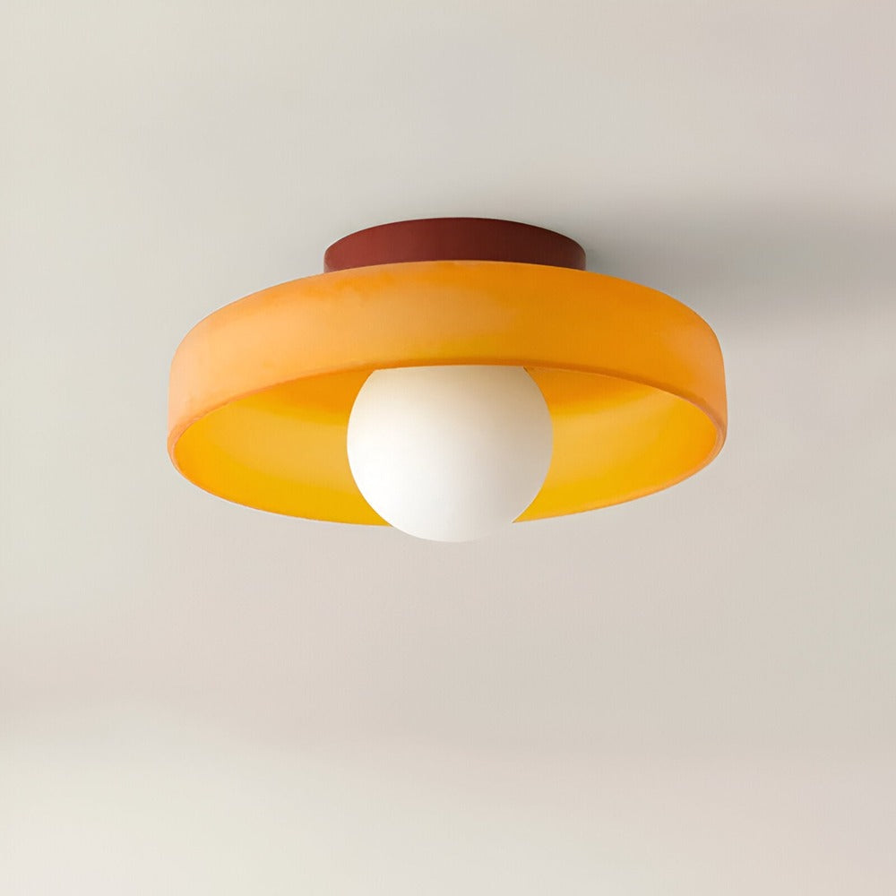 OrangeBeam Nordic Plafonnier - Plafonniers en Verre Mi-Haut