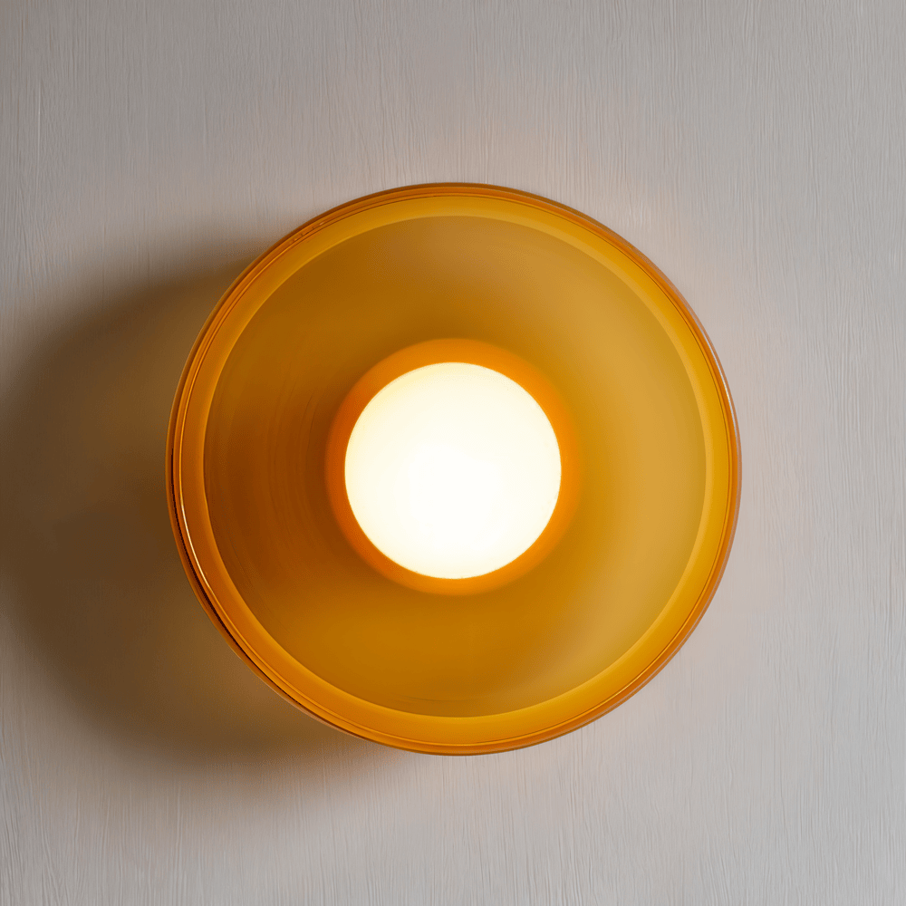 OrangeBeam Nordic Plafonnier - Plafonniers en Verre Mi-Haut