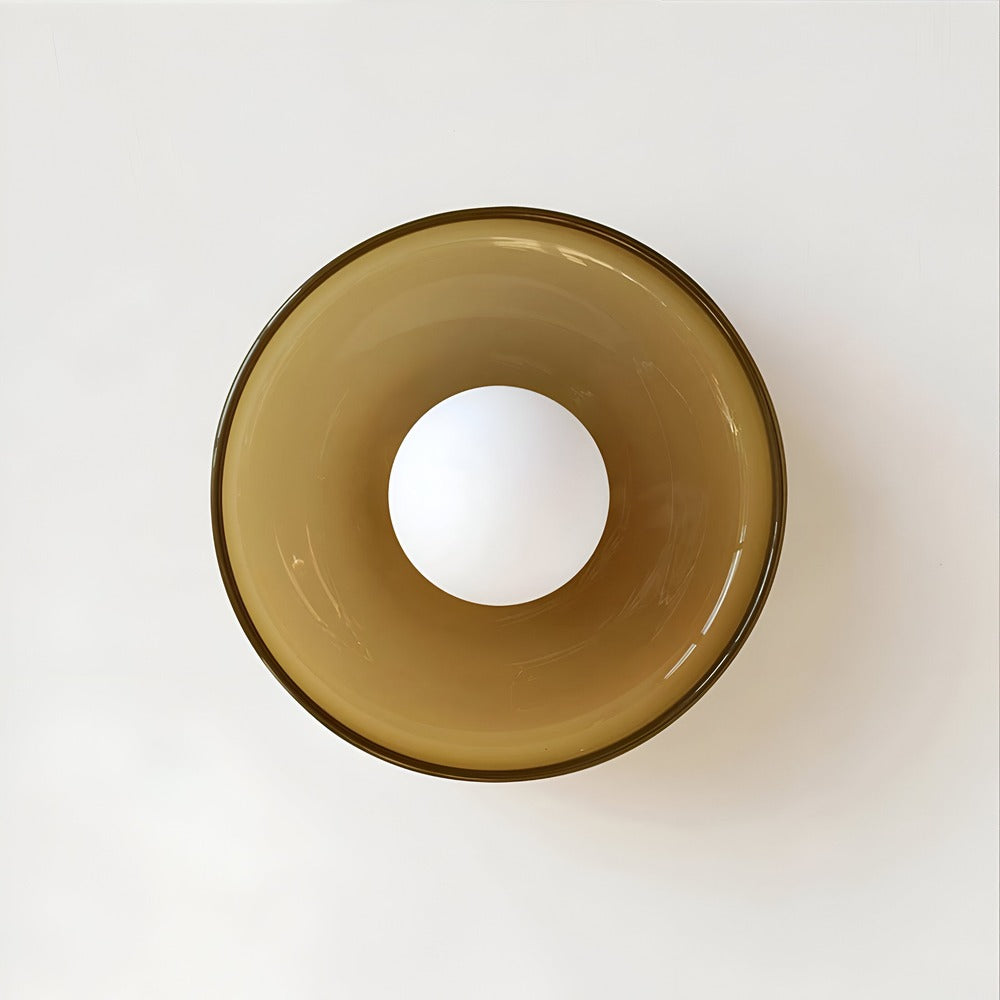 OrangeBeam Nordic Plafonnier - Plafonniers en Verre Mi-Haut