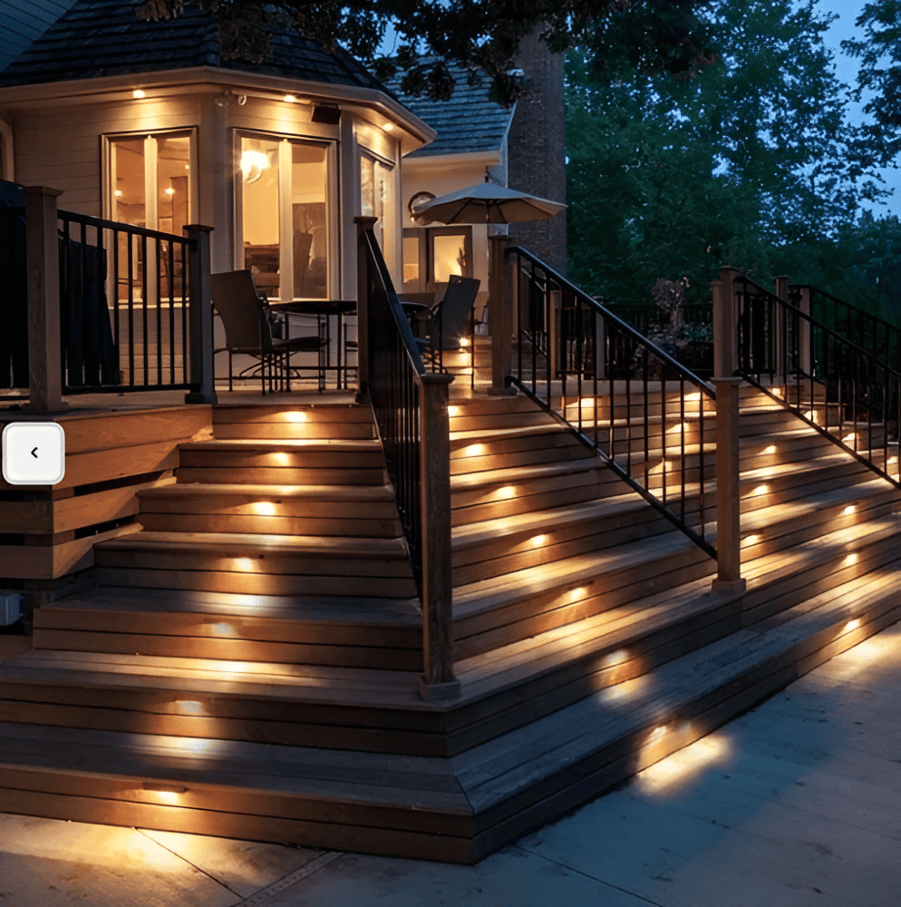 PathStep Lights - Pack de 2/4/8 lampes LED - Éclairage solaire étanche pour escaliers - Applique murale pour usage extérieur