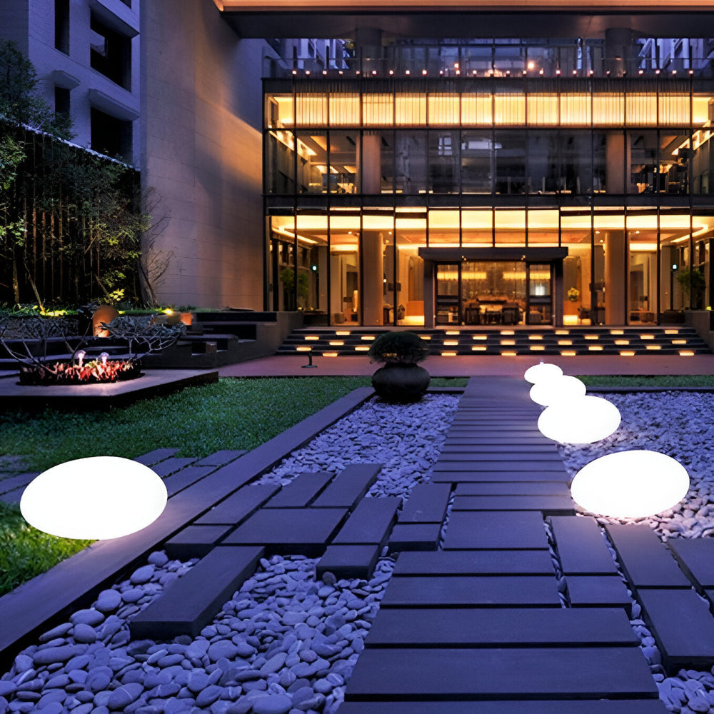Rocklume – Lampe de jardin LED réaliste avec énergie solaire