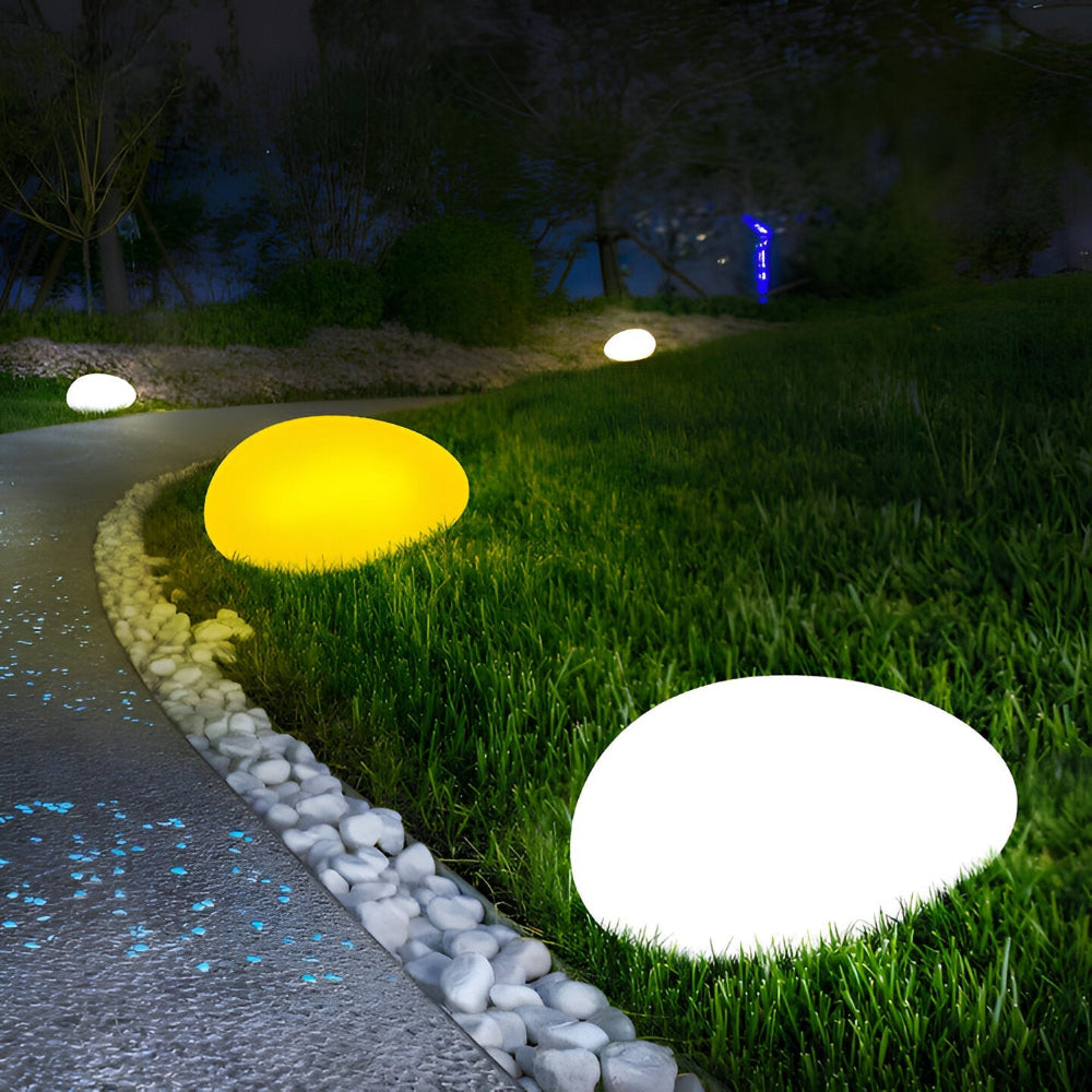 Rocklume – Lampe de jardin LED réaliste avec énergie solaire