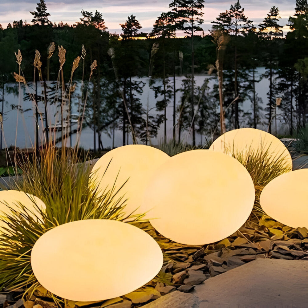 Rocklume – Lampe de jardin LED réaliste avec énergie solaire