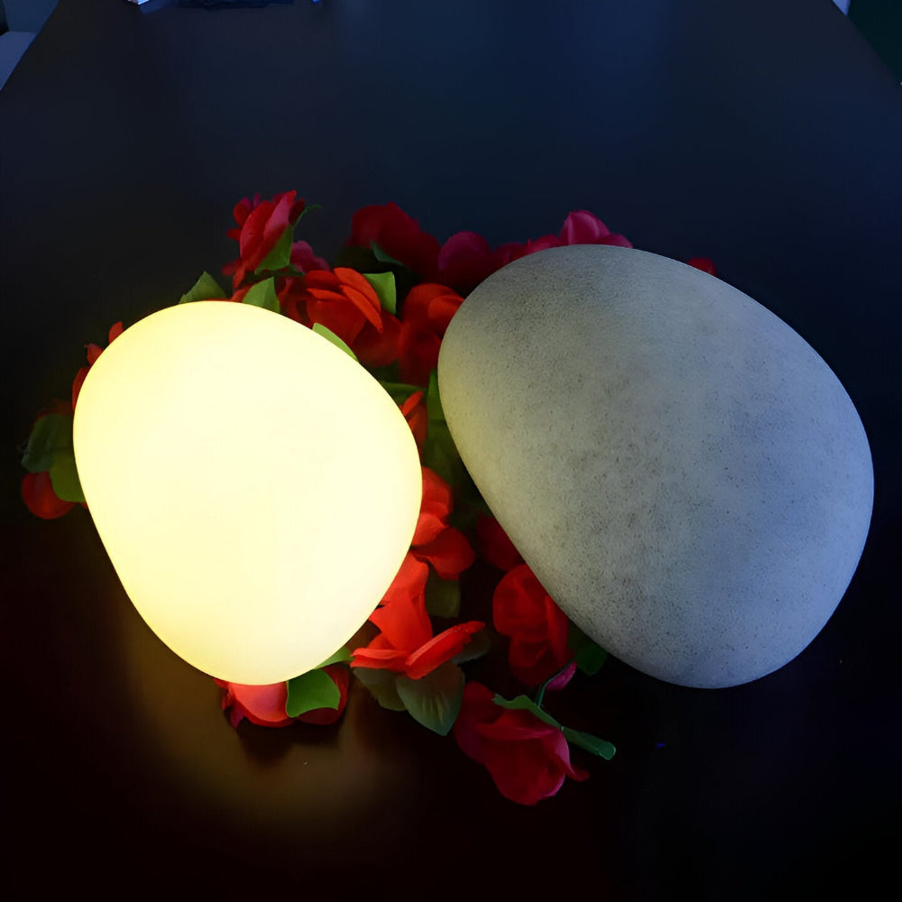 Rocklume – Lampe de jardin LED réaliste avec énergie solaire
