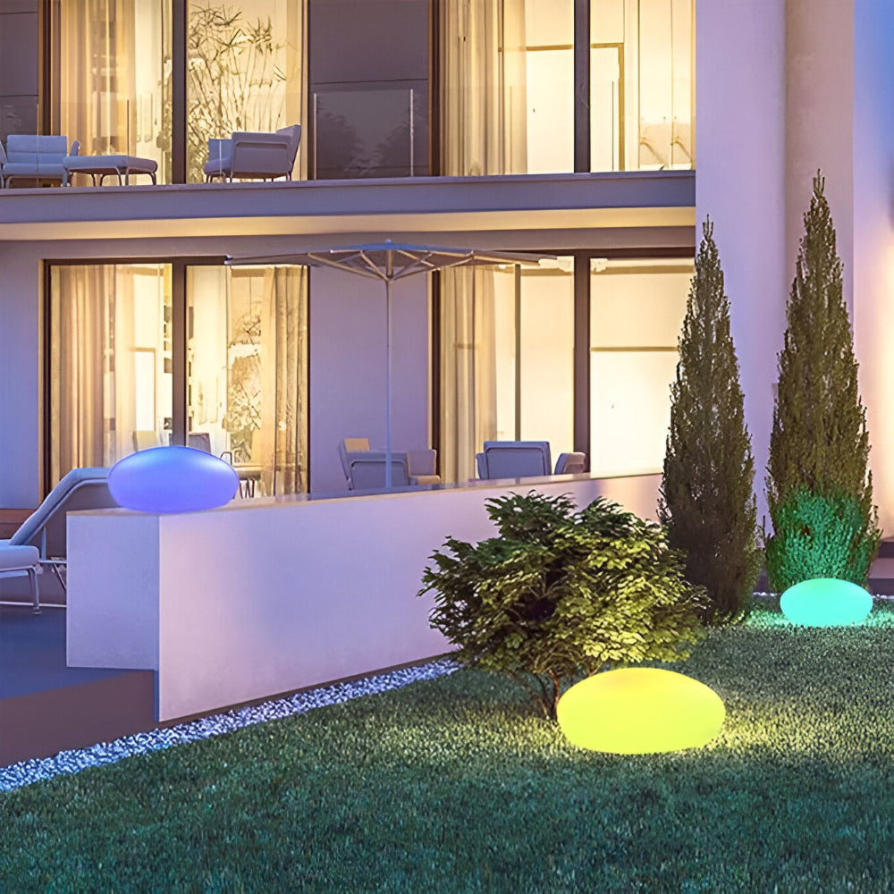Rocklume – Lampe de jardin LED réaliste avec énergie solaire