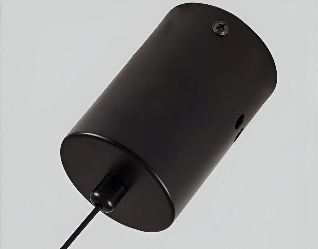 Lampe de plafond LED Lang en aluminium noir – design minimaliste et élégant