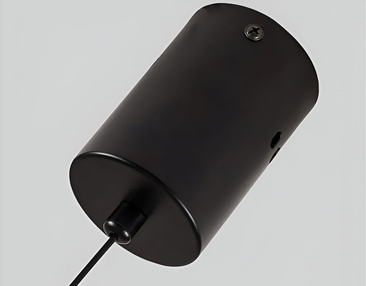Lampe de plafond LED Lang en aluminium noir – design minimaliste et élégant
