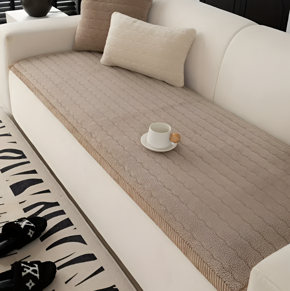 Housse de canapé douce et antidérapante – design en polyester adapté aux animaux de compagnie