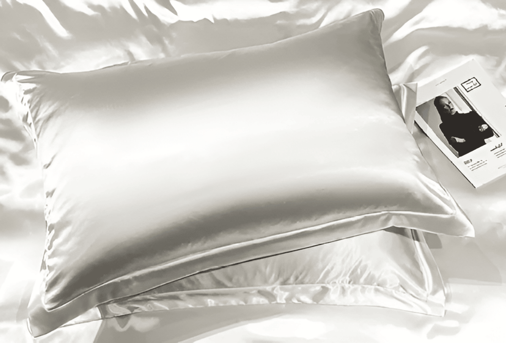 Luxe Soie Housse de Couette – Ensemble de Housse de Couette Exclusif en Soie de Murier avec 2 Taies d'Oreiller