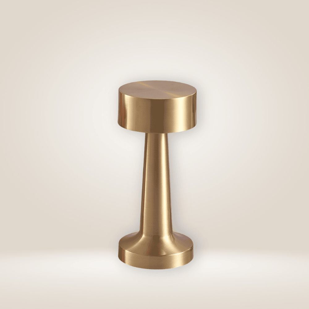RetroLight - Élégante lampe de table LED pour restaurant avec chargeur USB sans fil