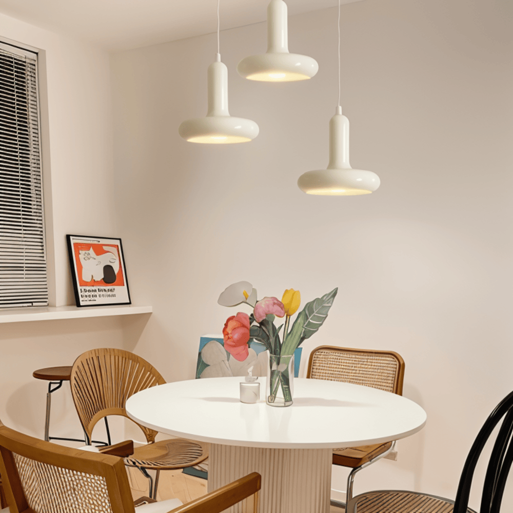 Lampe suspendue Bauhaus colorée – lampe de loft rétro dans le style macaron