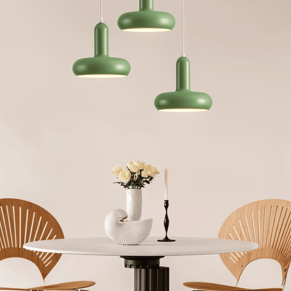 Lampe suspendue Bauhaus colorée – lampe de loft rétro dans le style macaron