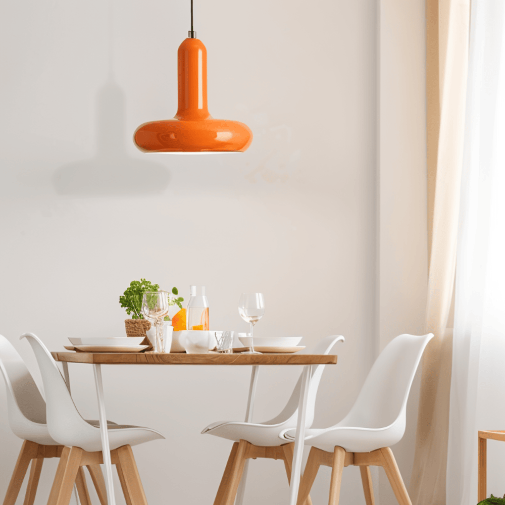 Lampe suspendue Bauhaus colorée – lampe de loft rétro dans le style macaron