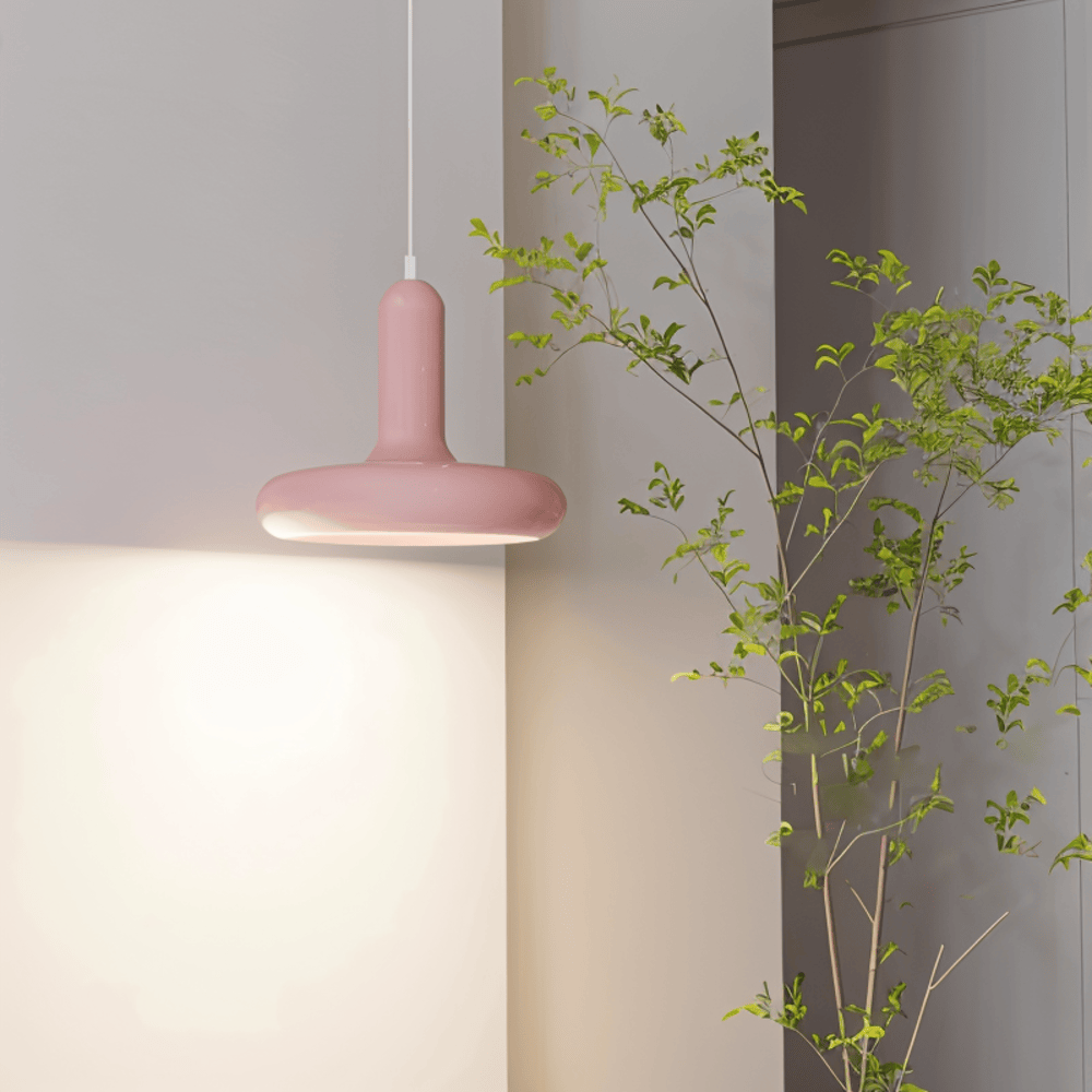 Lampe suspendue Bauhaus colorée – lampe de loft rétro dans le style macaron